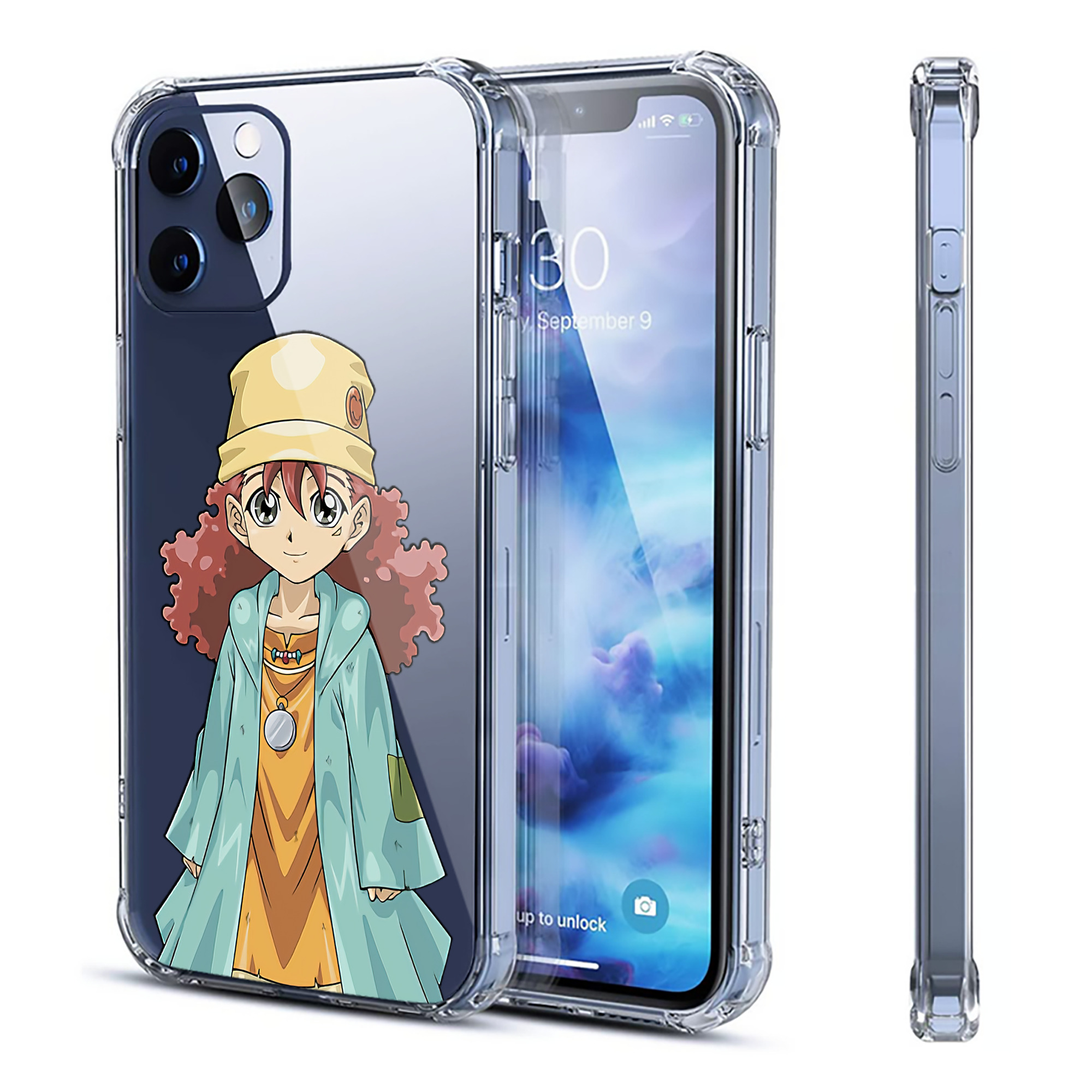 （画像用） 遊☆戯☆王 Yu-Gi-Oh! 【iPhone 12シリーズ対応】透明スマホケース（クリアソフトケース）